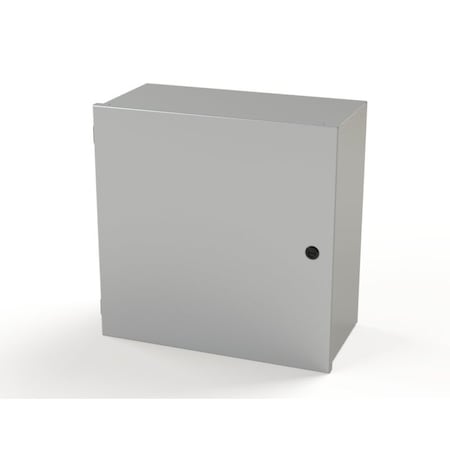 Saginaw Control & Engineering 1/4 Turn Latch Electrical Enclosures, 20 in H, 10 in D, 20 in W, NEMA 1, Carbon Steel SCE-20N2010LP